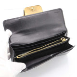 PRADA プラダ 長財布 1M1219 ビジュー ウォレット 黒 ブラック レディース 箱あり ok1180