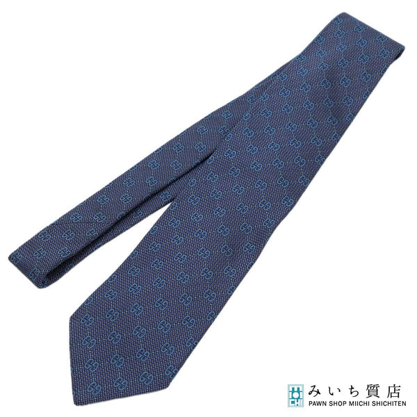 GUCCI グッチ ネクタイ GGロゴ 服飾小物 ブルー メンズ 26k303-42 – み