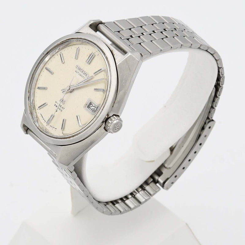不動 ジャンク SEIKO Grand Seiko グランドセイコー GS 6145-8000 HI-BEAT ハイビート 自動巻き デイト シルバー色文字盤 H2256