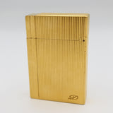 S.T. Dupont デュポン ガスライター ギャッツビー ゴールドカラー 喫煙具 着火確認済 J458