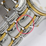 稼働 腕時計 LONGINES ロンジン Golden Wing L3 106 5 デイト クォーツ 白文字盤 箱・コマ・ギャラ H22504
