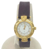 腕時計 稼働 CARL F. BUCHERER カール F. ブヘラ 980.700 クォーツ 替えベルト付き 白色文字盤 2025.6電池交換済 K139