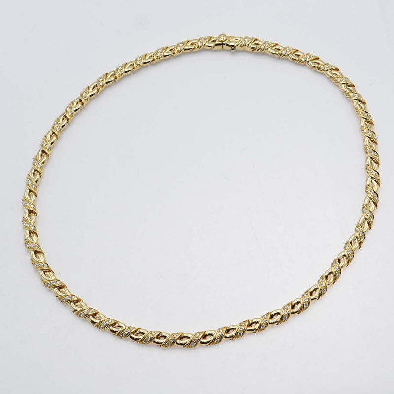 仕上済 CHAUMET ショーメ ネックレス リュバン 750 Ｄ 49.3g ジュエリー 袋有 H18348