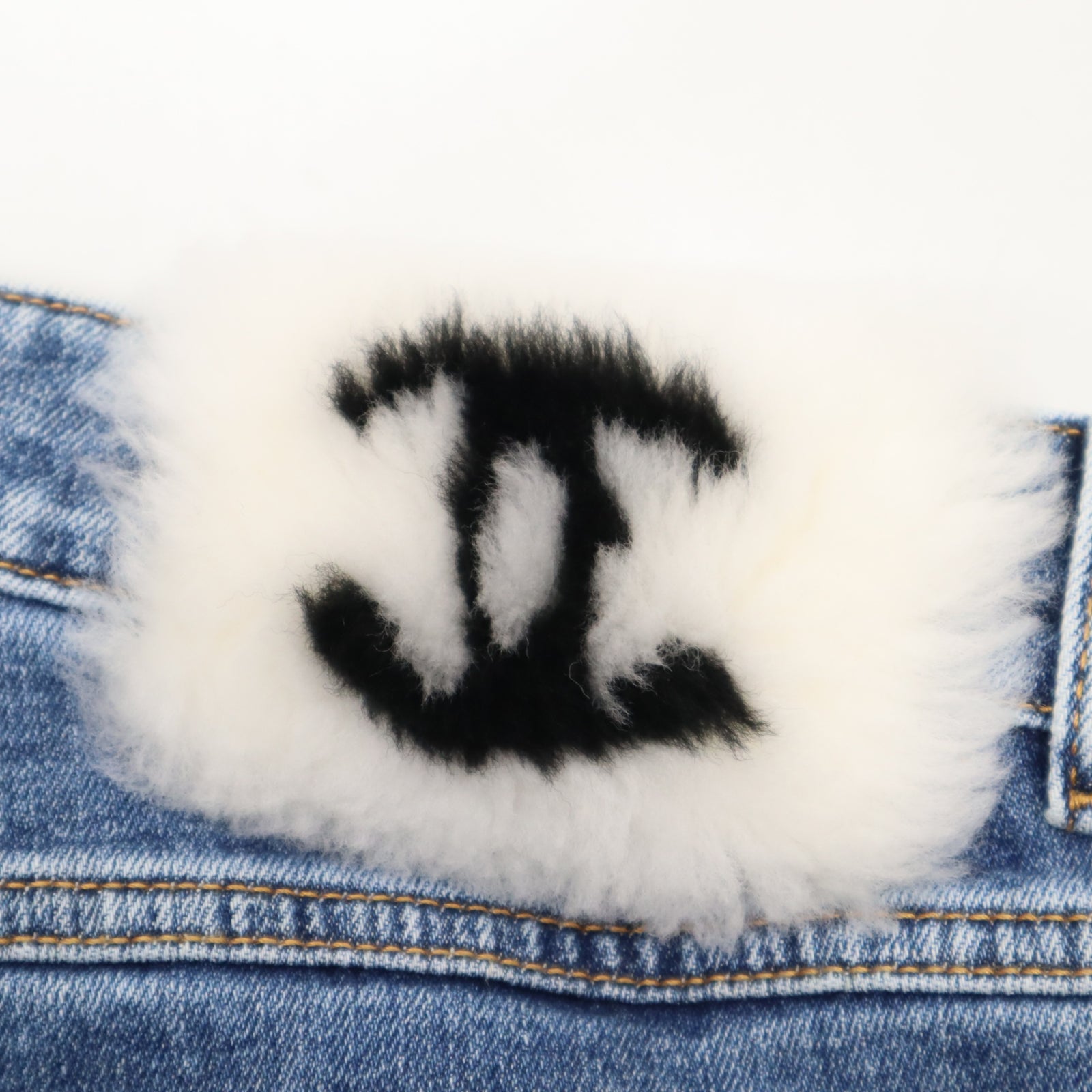 未使用 CHANEL シャネル デニム ジーンズ ジーパン パンツ ボトムス