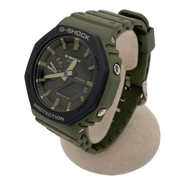 稼働 腕時計 CASIO カシオ GA2110-SU カーボンコアガード G-SHOCK クォーツ デジアナ 黒文字盤 箱・説明書あり 21s124-1