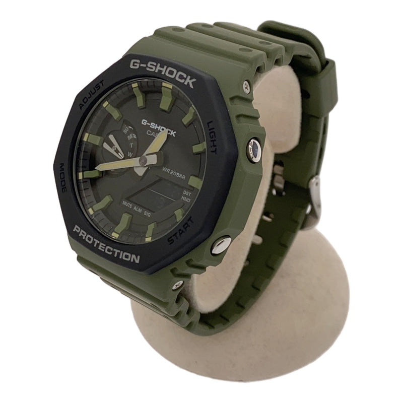 稼働 腕時計 CASIO カシオ GA2110-SU カーボンコアガード G-SHOCK クォーツ デジアナ 黒文字盤 箱・説明書あり 21s124-1