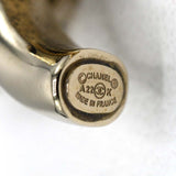 CHANEL シャネル ピアス A22K ココマーク フープ ダイス AB9567 シャンパンゴールド金具 箱あり ポスト曲がり M4292