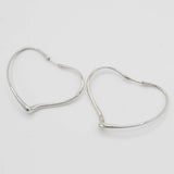 TIFFANY＆Co. ティファニー ピアス オープンハート Ag925 シルバー 約9.5g アクセサリー レディース 箱袋 M3914