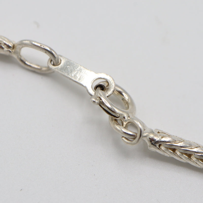 シルバー ネックレス ストーン SV 925 99.9刻印有 約33.2g レディース アクセサリー ok1292