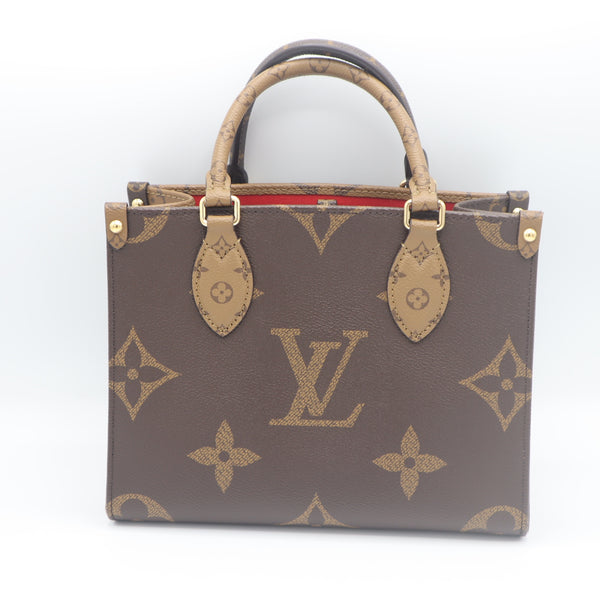 LOUIS VUITTON LV ルイヴィトン ハンドバッグ オンザゴー PM M46373 2way モノグラム 箱袋 25k713-1