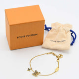 LOUIS VUITTON LV ルイヴィトン ブレスレット 約19cm M1191A ゴールドカラー 箱袋 25s1088-3