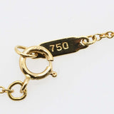 仕上げ済 TIFFANY&Co. ティファニー ネックレス  ドッツ ピンチド ハート 750 Pt950 約3.7ｇジュエリー H19749