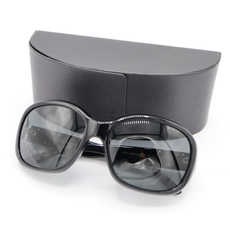 PRADA プラダ サングラス SPR10M 59□16 1AB-1A1 130 眼鏡 メガネ 度なし ブラック ケース有 H19888