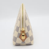 LOUIS VUITTON ルイヴィトン LV N60024 ポーチ ダミエ アズール ポシェット コスメティック ホワイト 保管袋・箱 J213
