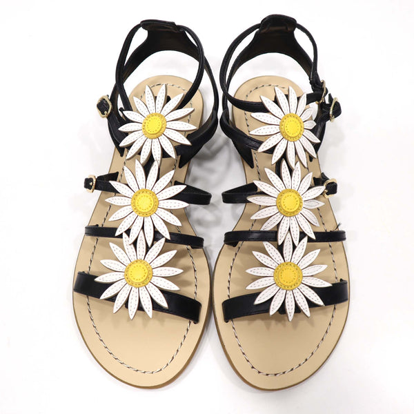 kate spade ケイトスペード サンダル 6 1/2 M 23.5cm マーガレット 花 レディース 靴 19k310-2