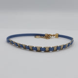 Salvatore Ferragamo フェラガモム ブレスレット 水色 約11.3g アクセサリー 箱袋有 H4557