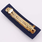 Salvatore Ferragamo フェラガモ ヴァラ リボン バレッタ ヘアアイテム 服飾小物 ブルー系 レディース 箱有 H20476-5