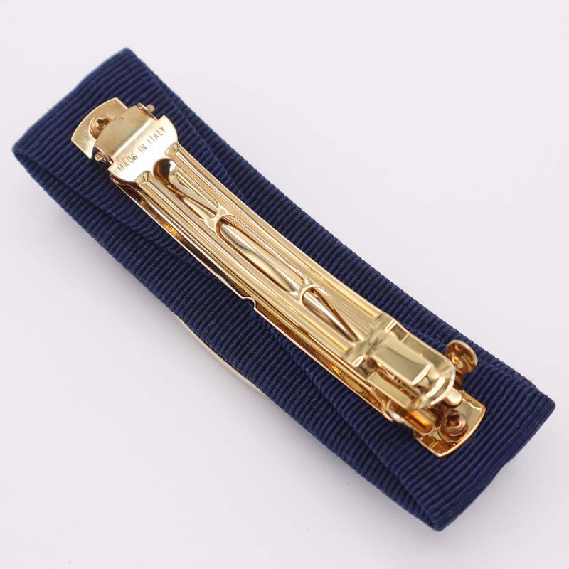 Salvatore Ferragamo フェラガモ ヴァラ リボン バレッタ ヘアアイテム 服飾小物 ブルー系 レディース 箱有 H20476-5