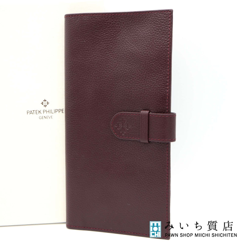 未使用品 PATEK PHILIPPE パテックフィリップ 二つ折り 長財布 カードケース パスポートケース ノベルティ H.93