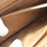 TORY BURCH トリーバーチ ウォレット ラウンドジップ レザー 長財布 ブラウン H7572