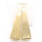 Chloe クロエ ピアス トライアングル 三角型 約30.8g ゴールドカラー アクセサリー 24k518-2