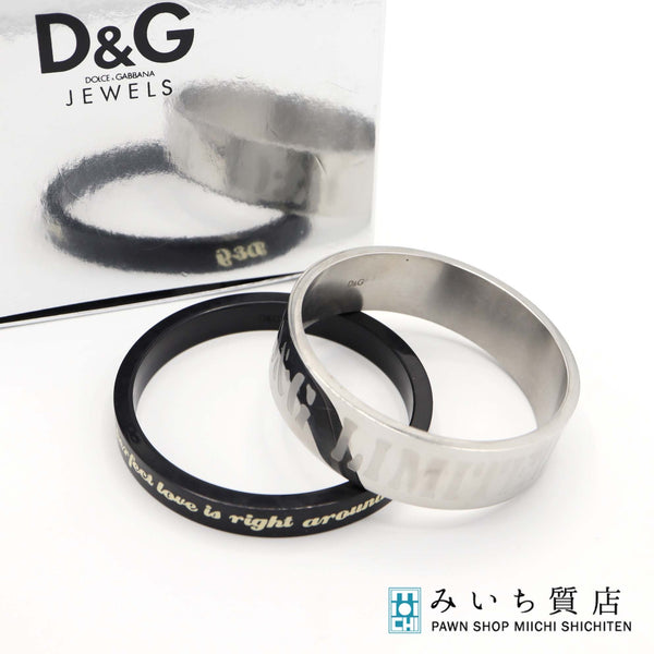 DOLCE&GABBANA ドルチェ＆ガッバーナ D&G ドルガバ ブレスレット バングル 2点セット アクセサリー 箱有 H1378