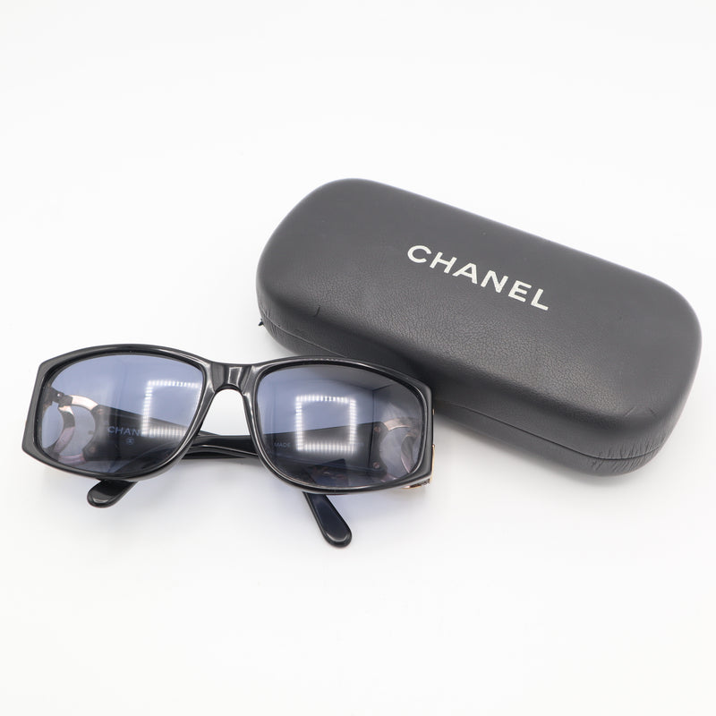CHANEL シャネル サングラス 02461 94305 ココマーク ブラック 度無し 服飾小物 ケース有 ok1134