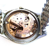 稼働 腕時計 OMEGA オメガ シーマスター cal.471 自動巻き クサビインデックス 純正ベルト 箱コマあり eco38