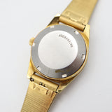 稼働 腕時計 OMEGA オメガ Geneve ジュネーブ 566.012 cal.684 デイト 自動巻き ゴールド色文字盤 ベルト尾錠社外 ケース H7259
