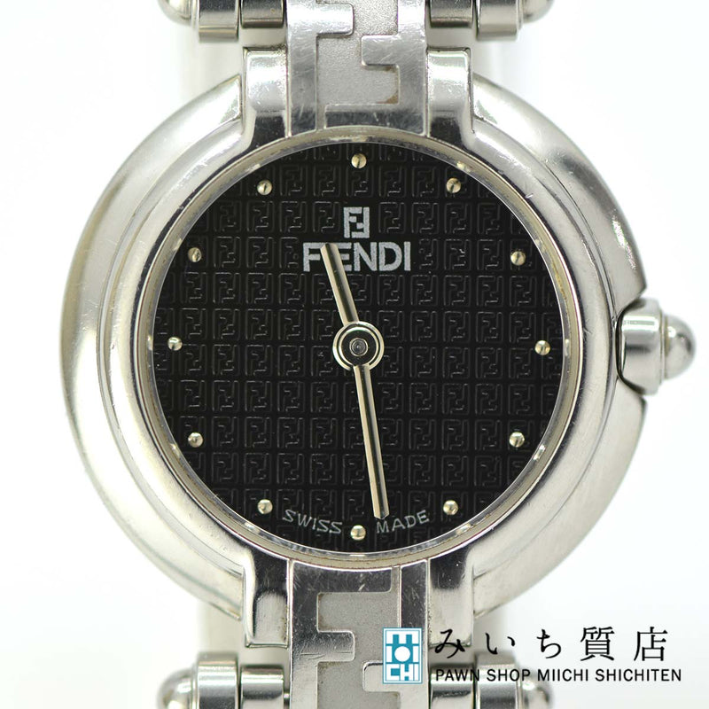 腕時計 FENDI フェンディ 750L ズッカ ブラック文字盤 QZ レディース H4078