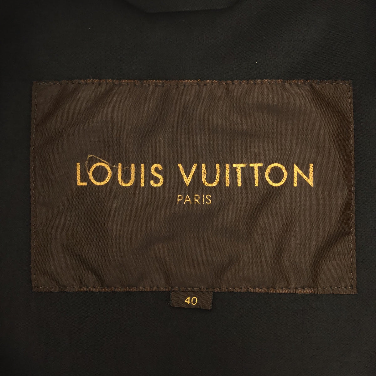 LV ルイヴィトン LOUIS VUITTON トレンチコート 黒 マッキントッシュ