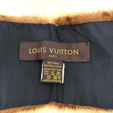 LV  ルイヴィトン LOUIS VITTON シャルプ モノグラム フラワー ミンク ファー M74259 マフラー 茶色 袋 maki28