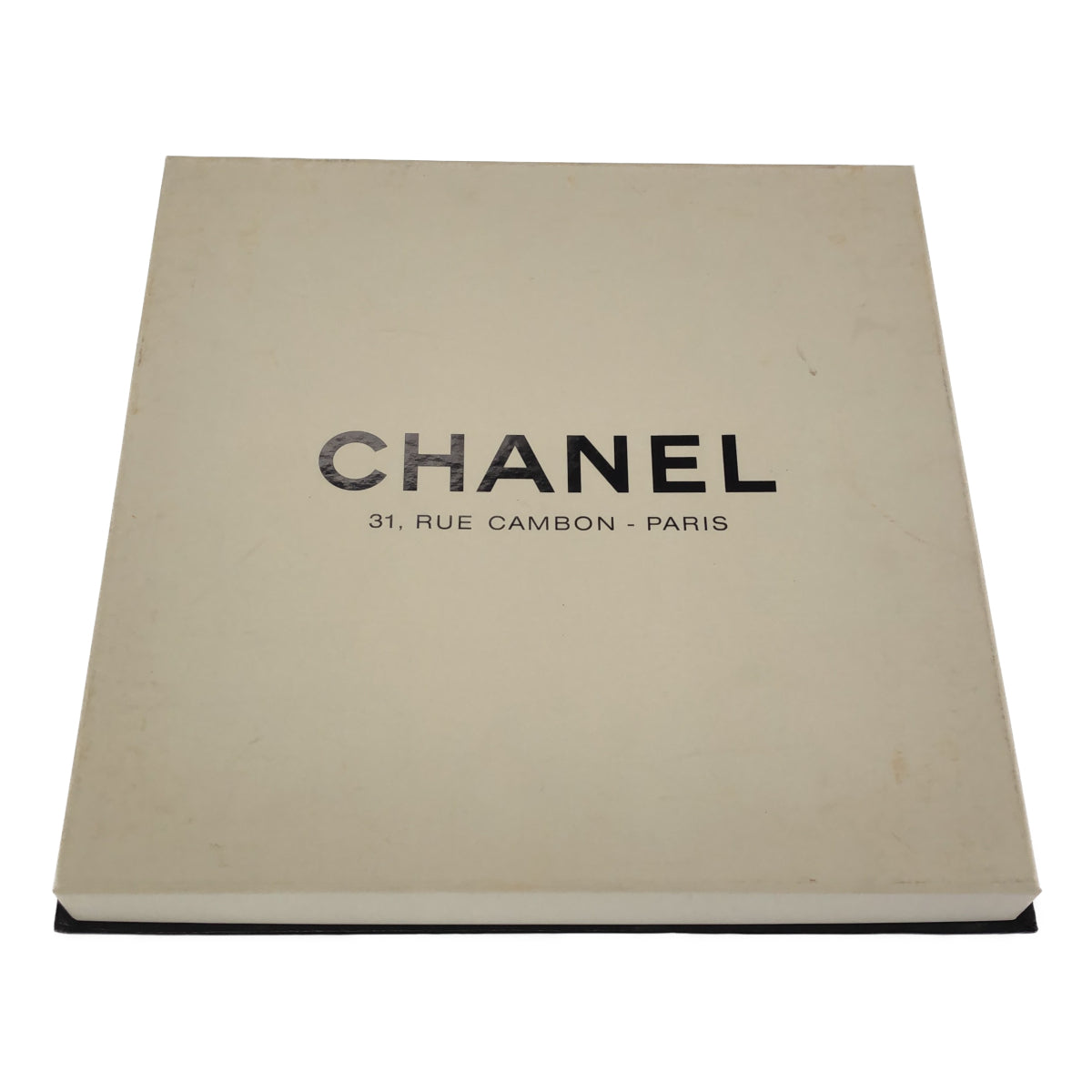 シャネル ココマーク スカーフ ストール ショール アイボリー系 シャネル CHANEL スカーフ シルク 白 ホワイト ココマーク 88cm