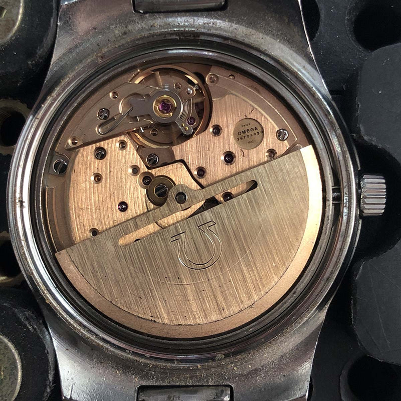 腕時計 OMEGA オメガ ジュネーブ AT 166.0173 ヴィンテージ メンズ デイト eco67