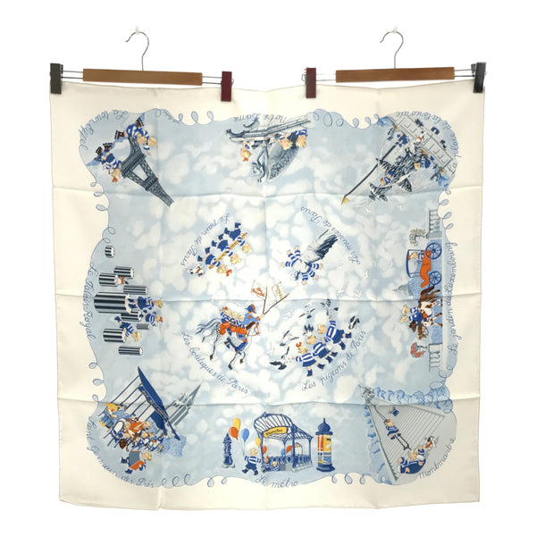 【新品】 エルメス スカーフ いたずら三つ子 エルメス カレ90 Les Triples de Paris いたずら三つ子 スカーフ