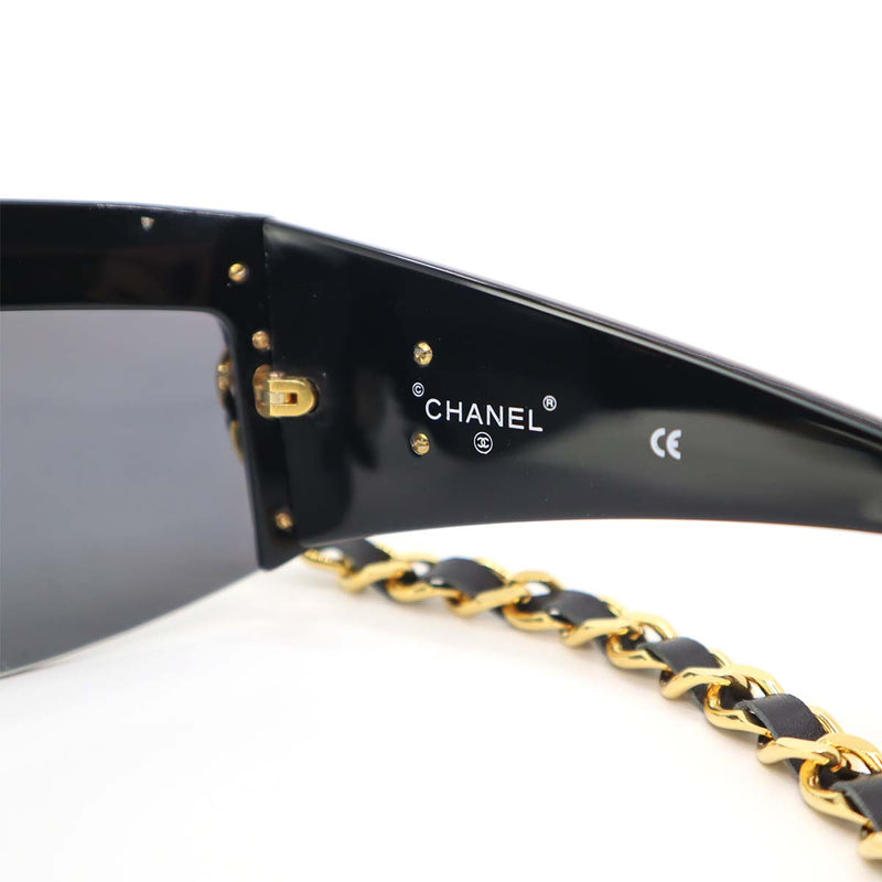 購入安心CHANEL シャネル ヴィンテージ サングラス メガネ　4017-D 62□17 ココマーク ラインストーン 　ピンク　美品　中古　 40245 正規品 サングラス