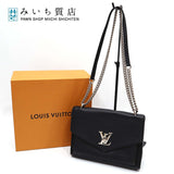 バッグ LOUIS VUITTON ルイ・ヴィトン LV マイロックミーBB M51418 レザー ブラック チェーン ショルダー H666