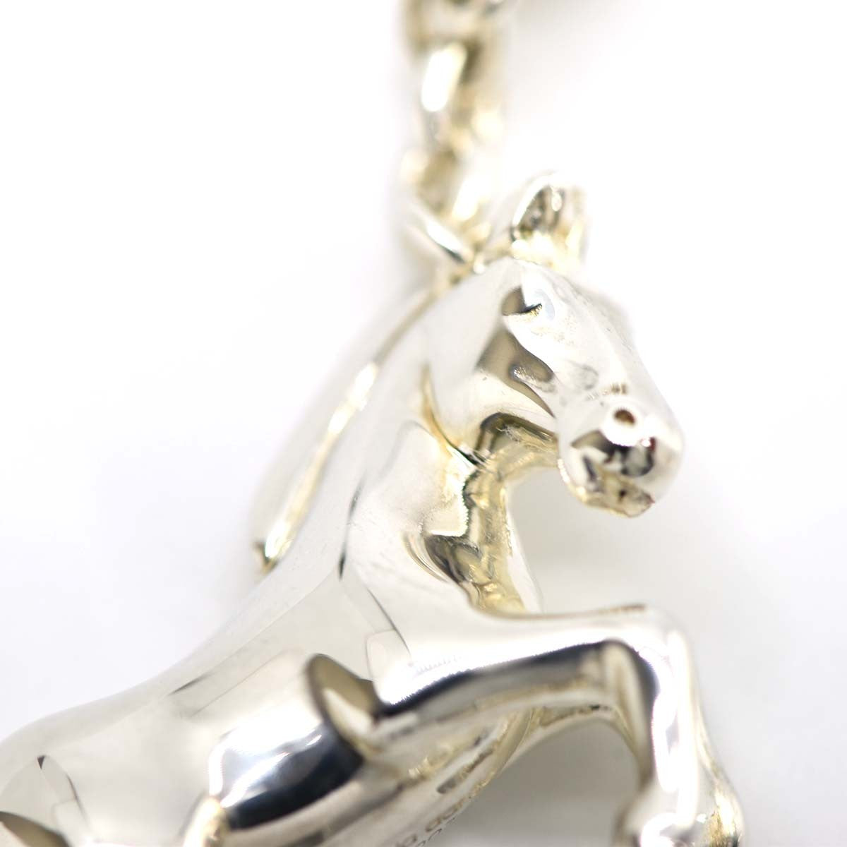 HERMES 馬のシルエット キーホルダー　NICO 使い方色々♡ 【HERMES】《Cheval》馬 キーホルダー (HERMES