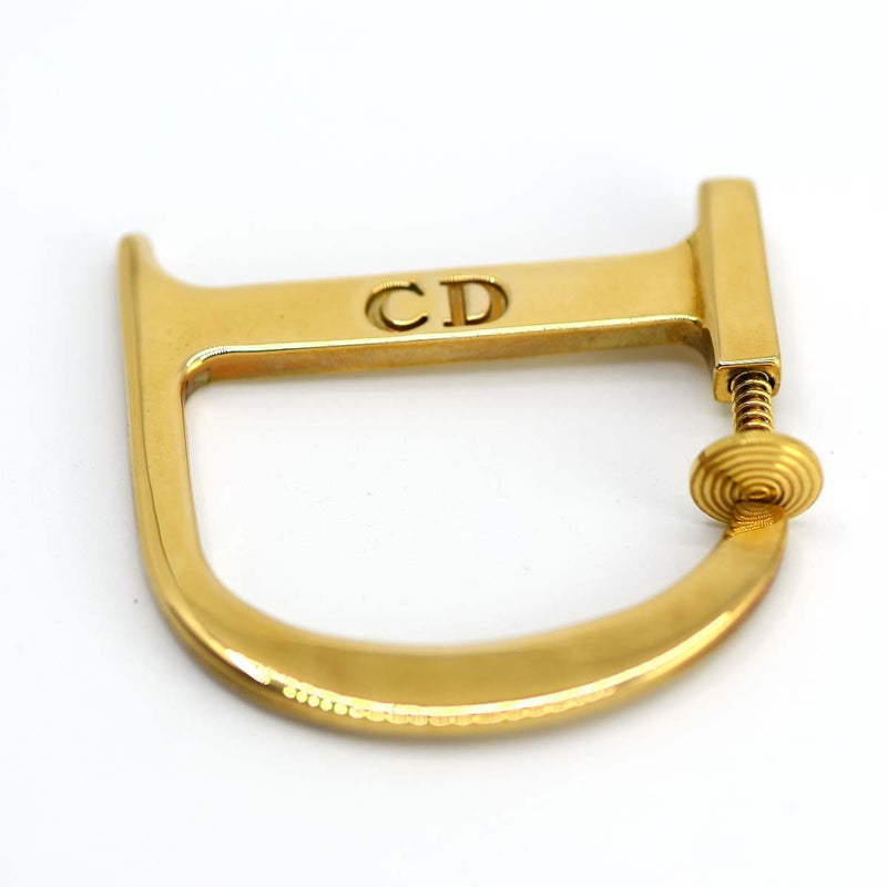 ディオール Dior イヤリング デカ D ロゴ ゴールド色 アクセサリー Christian Dior H1053