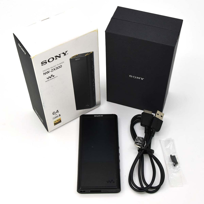 SONY NW-ZX300 64GB ブラック（リモコン・純正ケース）