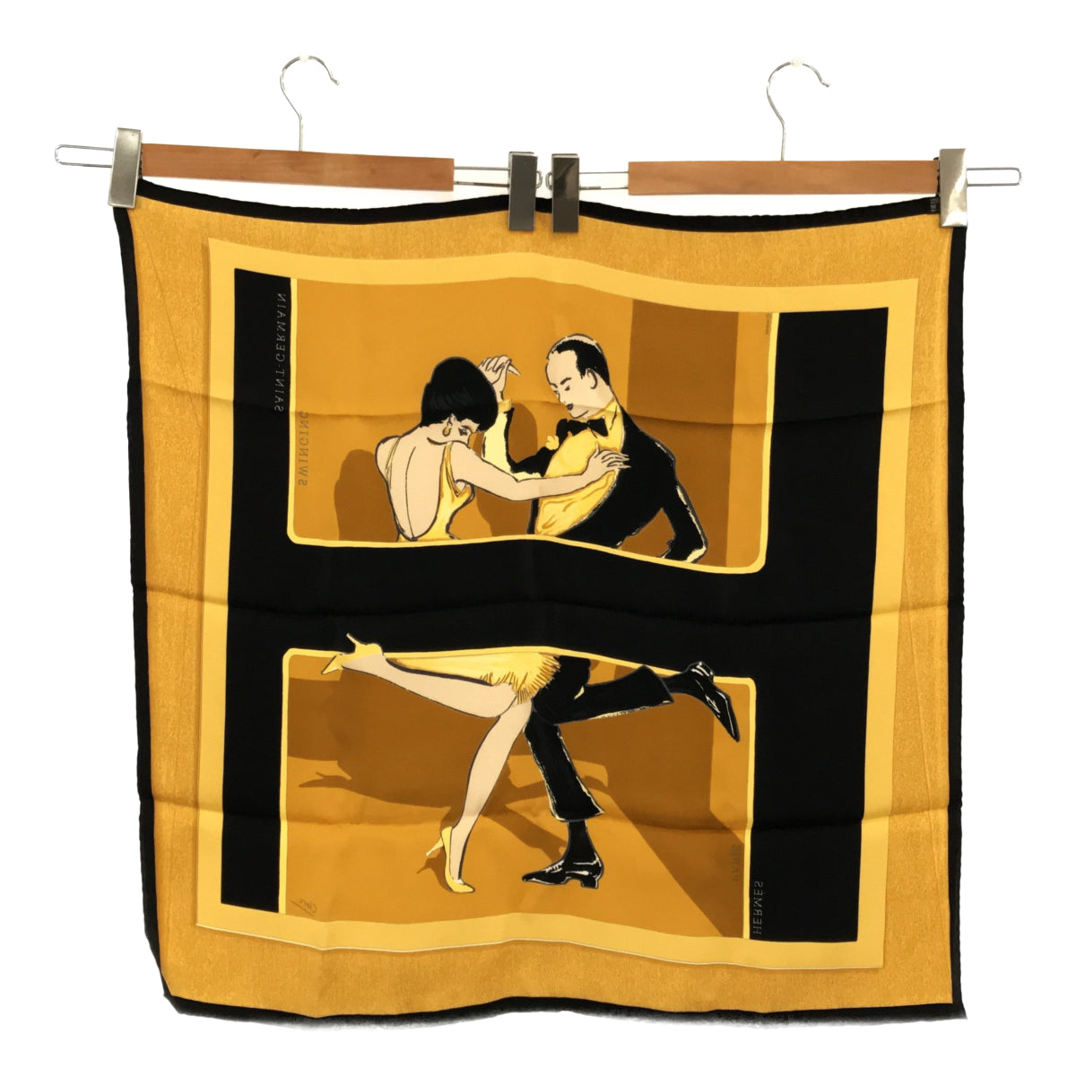 未使用 エルメス HERMES カレ70 スカーフ 982411S スウィンギング