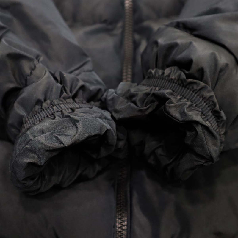 モンクレール MONCLER BRUNEC ダウン フリル ジャケット コート ブラック TG2 11号 黒 裾フリル M96