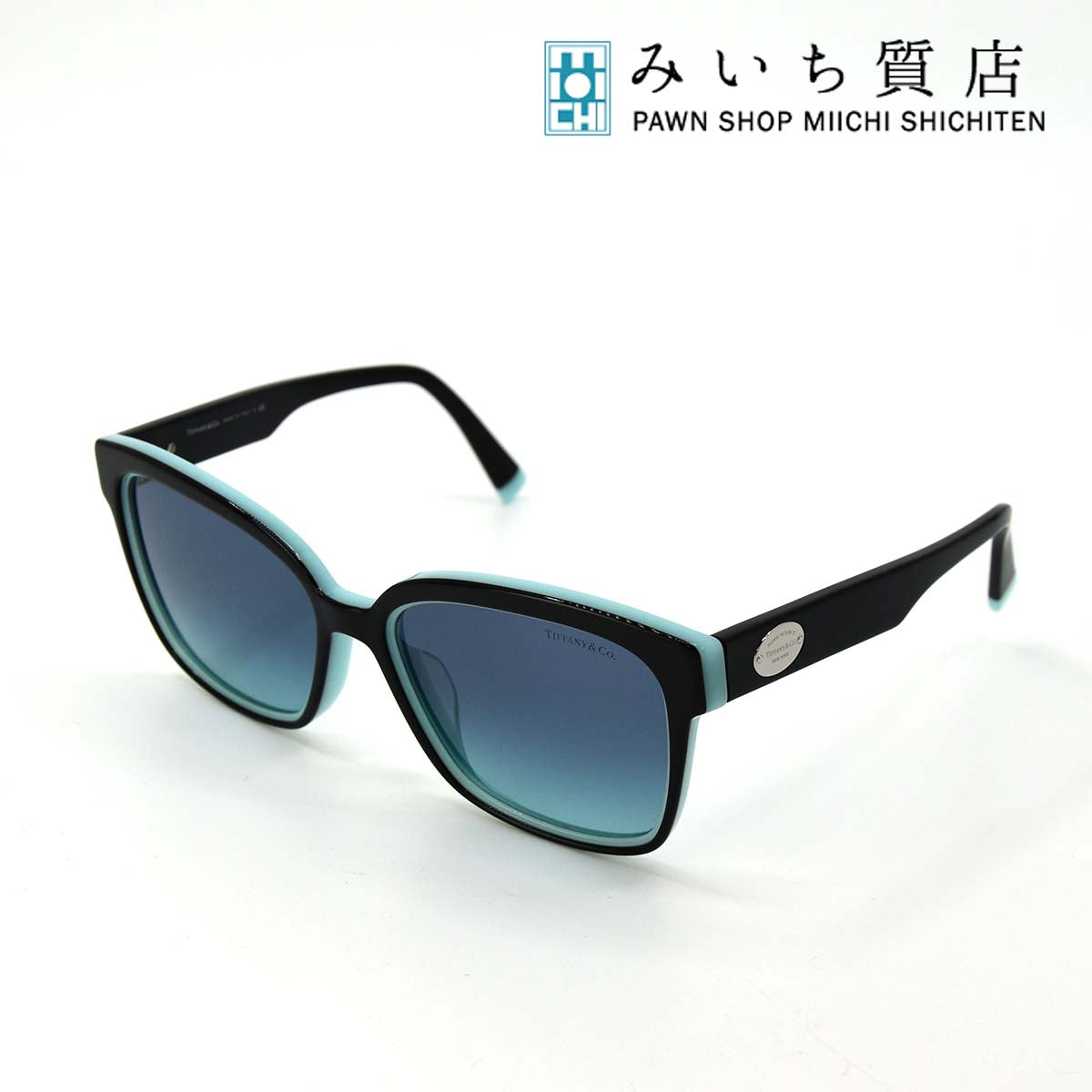TIFFANY&Co. ティファニー サングラス 56□17 ケース付 美品 ティファニー サングラス TF4162-F 箱 ケース Tiffany & Co. 56□17