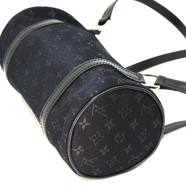 LV ルイ・ヴィトン リトルパピヨン モノグラム サテン LOUIS VUITTON M92352 黒 ブラック 21k482-6