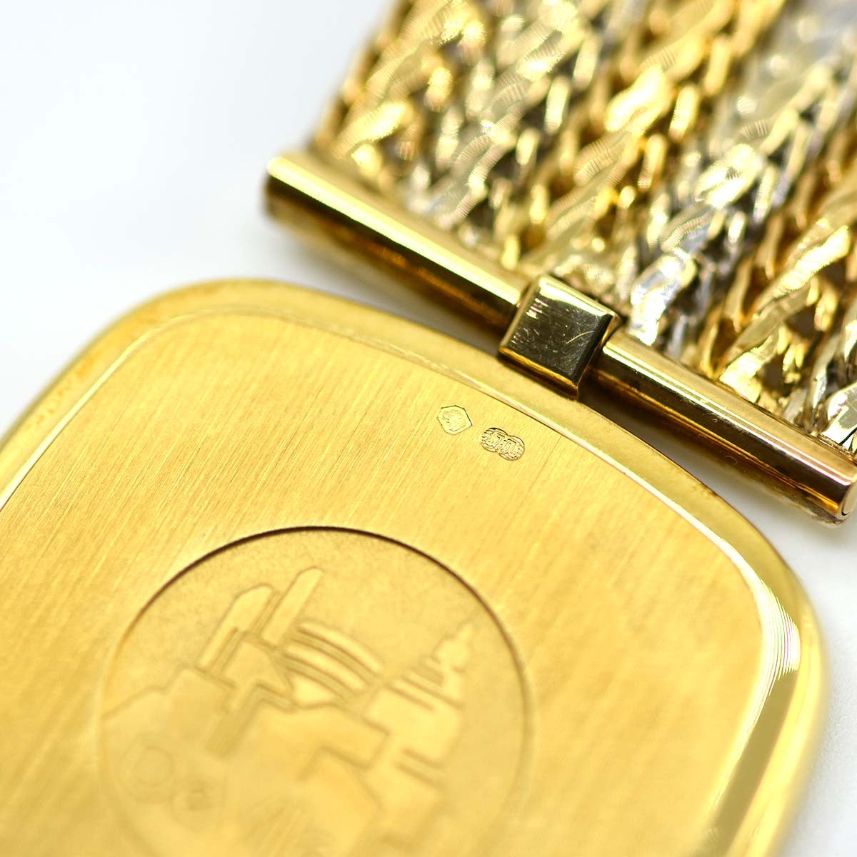 【美品】OMEGA DE VILLEゴールド クオーツ 時計#31 腕時計 OMEGA オメガ De Ville デビル QZ クォーツ 750 K18 YG