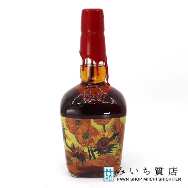 未開栓 お酒 ウィスキー メーカーズマーク レッドトップ ゴッホ ひまわりラベル 750ml  45％ 23k442-4