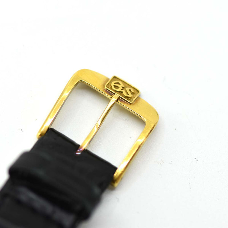 腕時計 グランドセイコー GS 18KT 9581-7010 純正ベルト ゴールド レザーベルト QZ クォーツ M514