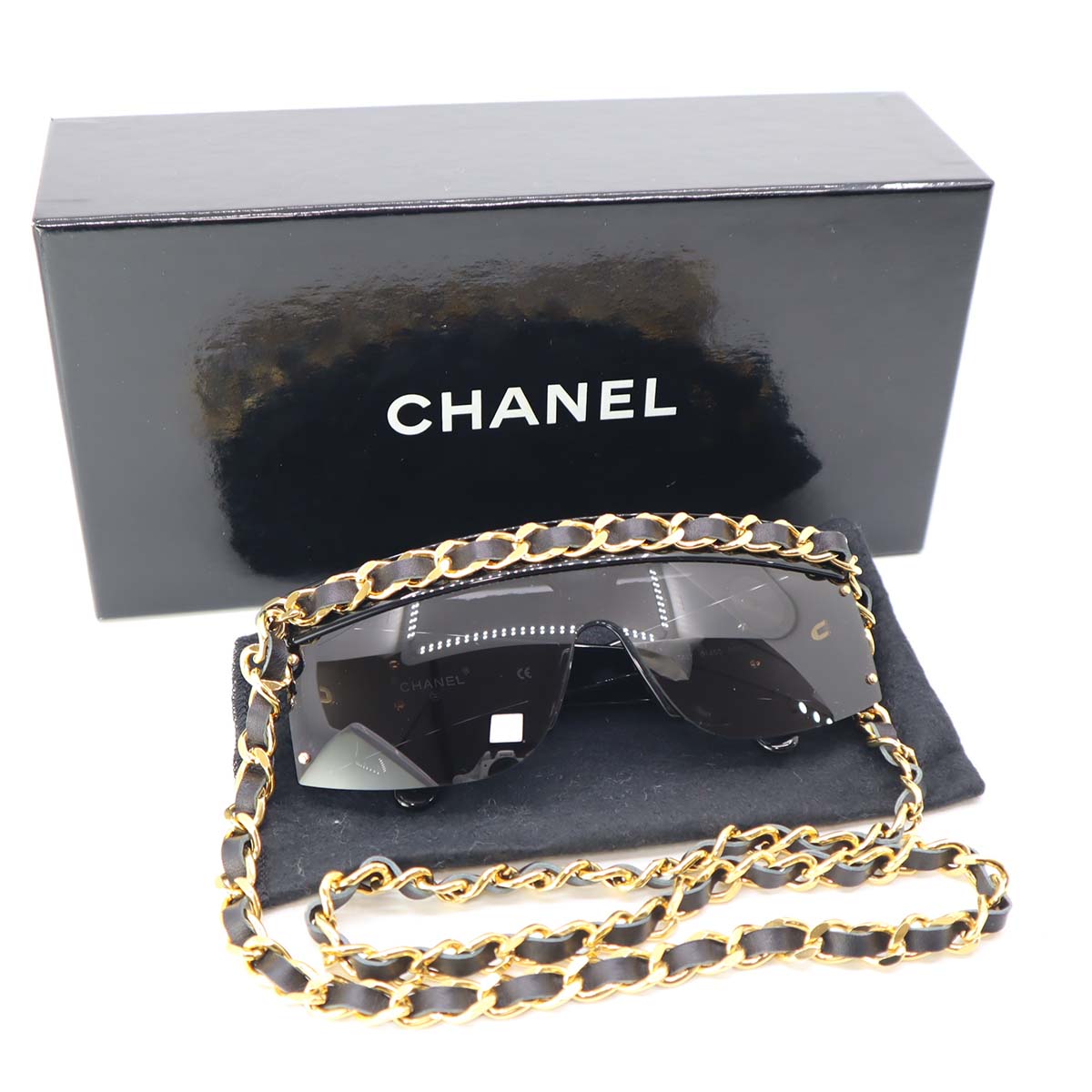 CHANEL シャネル チェーン 01456 94305 ゴールド金具 ヴィンテージ サングラス ココマーク H1557 – みいち質店