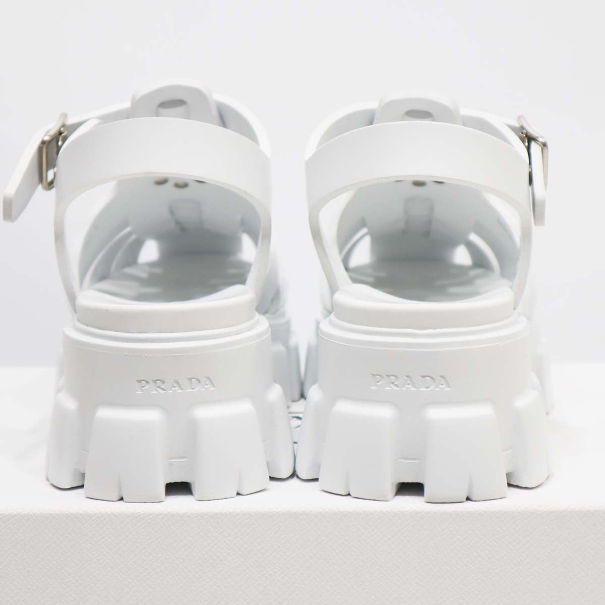 質屋 未使用 プラダ PRADA スポーティ フォームラバー サンダル
