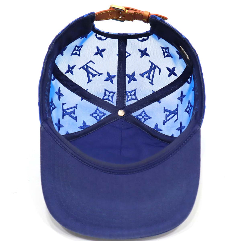 LV ルイヴィトン キャップ 青 MP3126 メッシュ 帽子 モノグラム メンズ LOUIS VUITTON 22s894-2 – みいち質店